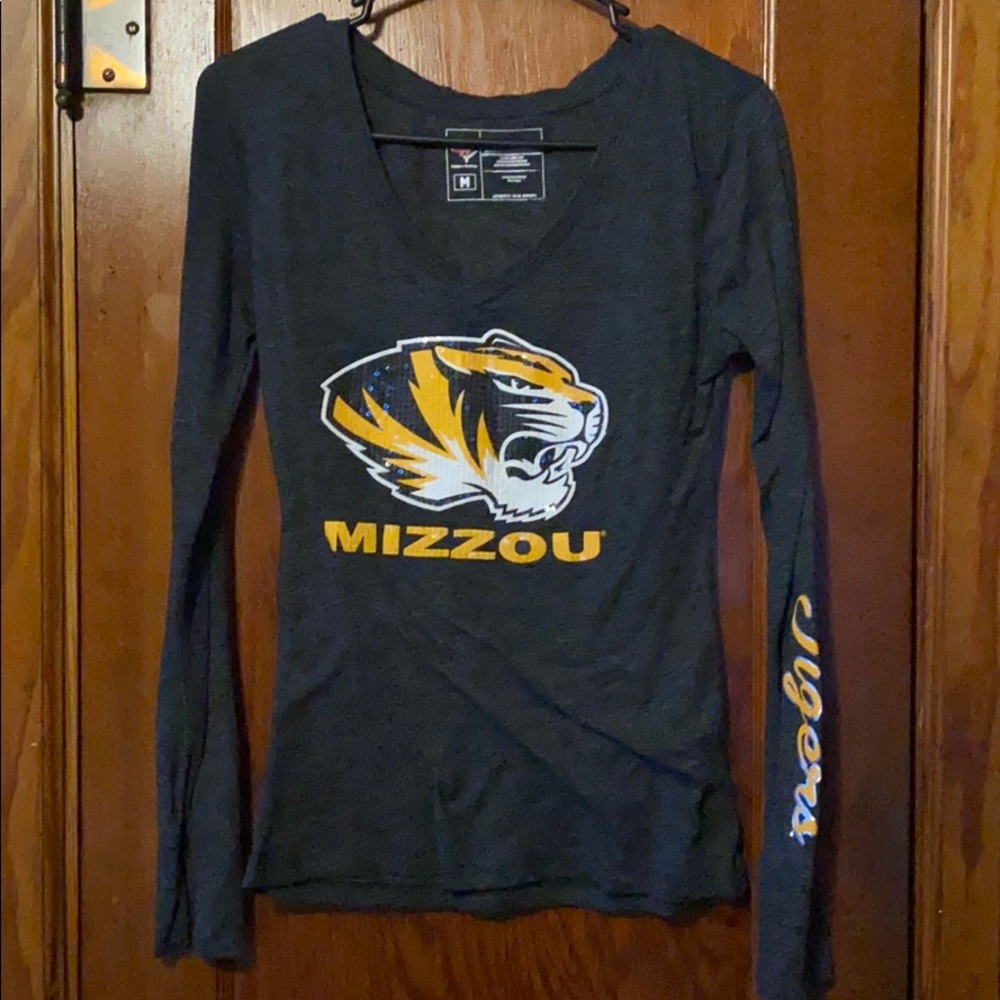 Authentic long sleeve Mizzou top